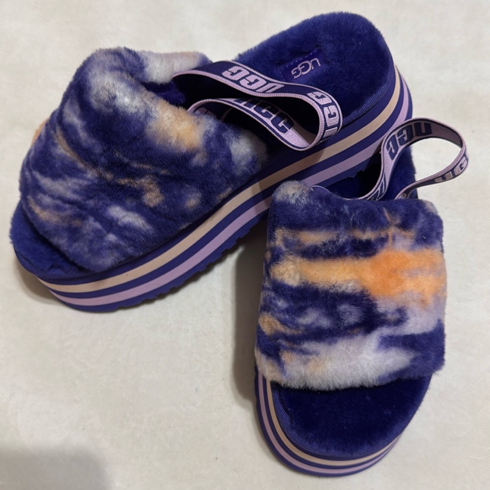 UGG Women's Disco Marble Slide Sandals